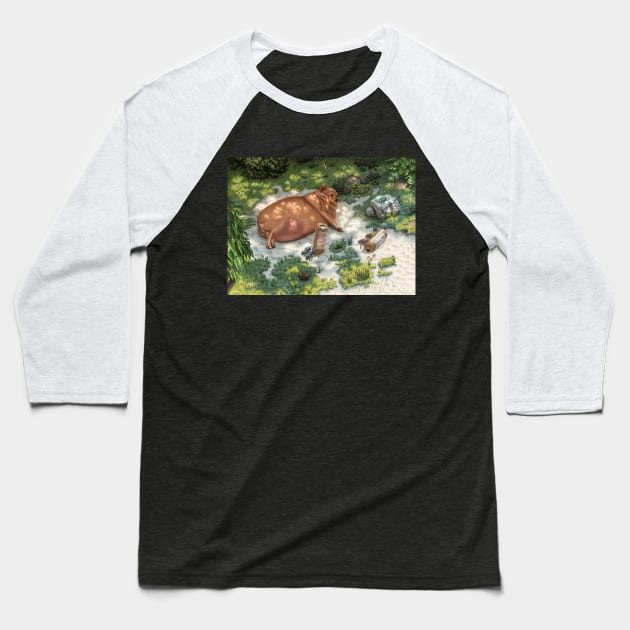 The Intervention Baseball T-Shirt by Ciucinciu